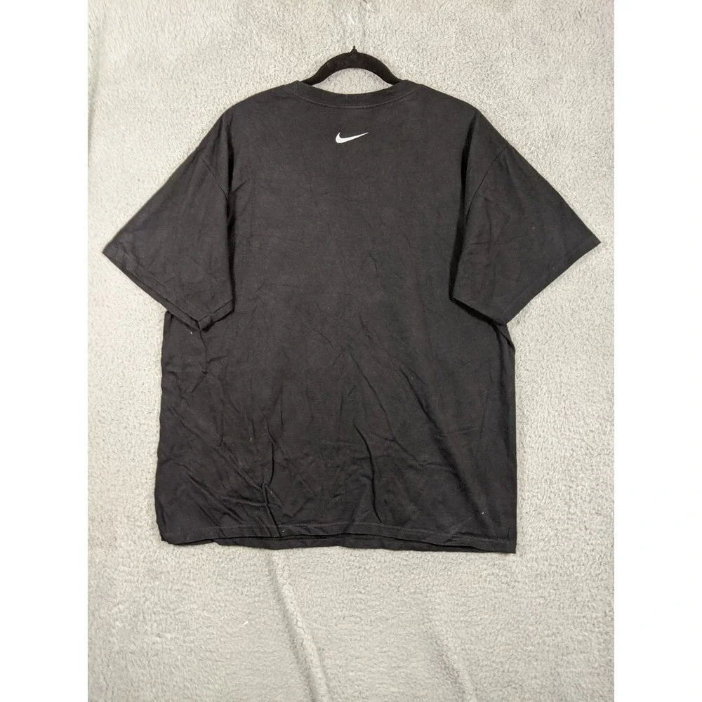 Nike Flight Apparel T Shirt Mens L Black Cotton Performance Crew Neck Streetwear